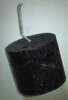 Stumpen schwarz, durchgefrbt, 4,5 x 4,5 cm